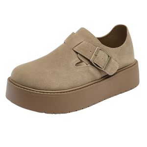 Agsdon | Autumn Winter Wear Easy On Slip-On Womens Clogs Thick Sole