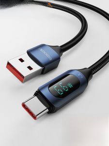 Toocki | Super Fast Charging Digital Display Type-C Data Cable 100W 6A