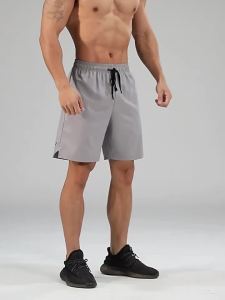 Mens Zipper Pocket Running Shorts Outdoor Sports Kit Exercise Tennis GYM Fitness Hiking Shorts Breathable Reflective Quick Dry