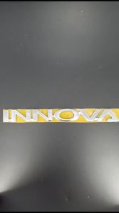 Emblem Bagasi Tulisan INNOVA Chrome Mobil Zenix Premium