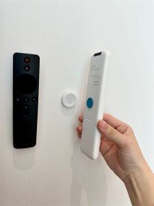 Wall-Mounted TV Air Conditioner Remote Control Holder Magnetic Absorption No-Punching Storage Organizer for Router Power Strip