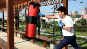 New Heavy-Duty 80CM MMA/Karate/Kickboxing Punching Bag with Free Iron Chain and Safety Buckle