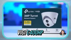 VIGI C400HP กล้องวงจรปิด 3MP Turret Network Camera IP POE ภาพคมชัด UHD TPLink