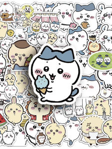Chiikawa Stickers Decorative Waterproof Mobile Phone And Cup Decoration Cute Childrens Cartoon Stick Figures by Jykw8