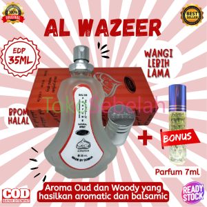 PARFUM AL WAZEER 35ML DOBHA EDP BONUS PARFUM 7ML - PARFUM WANITA PRIA TAHAN LAMA - PARFUM MINYAK WANGI DOBHA - MINYAK WANGI WANITA TAHAN LAMA - PARFUM WANITA ORIGINAL - PARFUM ARAB TAHAN LAMA - FARFUM WANITA PRIA TAHAN LAMA - PARFUM SPRAY - COD