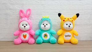 Boneka Sitting Beruang Custom Animal Ukuran L