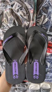 SWALLOW HITAM Sandal jepit karet