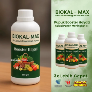 BIOKAL-MAX Pupuk Cabe Agar Berbuah Lebat Masa Pertumbuhan Anti Keriting Awal Tanam Lebih Cepat Besar