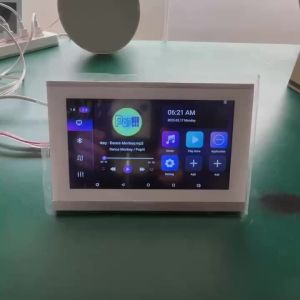 2025 New Type 7 Inch Smart Home Background Music Player Stereo Sound WIFI Touch Screen Bluetooths Audio Android Wall Amplifiers