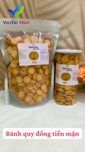 [ lon pet ] BÁNH QUY ĐỒNG TIỀN MẶN BÁNH TUỔI THƠ 250Gr