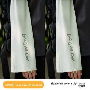 MiiOW | Loose Womens Ice Sleeve Sunscreen Ice Silk Thin Summer Anti-Uv Cat Man Brand Fashionable Protective Arm Covers Hand Sleeve