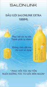 Dầu Gội Đầu Phục Hồi Tóc Khô XơChẻ Ngọn Salon Link Extra Shampoo 1000mL ( Combo Dầu Gội Và Set Mini)