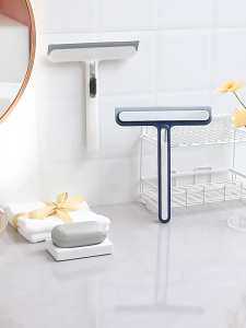 Window Glass Wiper Cleaner Scraper Multifunctional Handheld Screen Glass Wiper Household Cleaning Tool for Window Glass Tiles