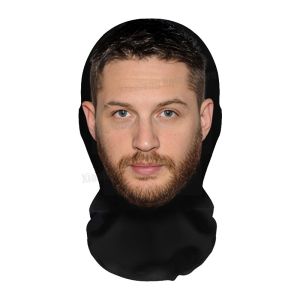 3D Funny Seamless Mask Halloween Cosplay Mask Funny Face Printed Head Scarf Famous Person Ice Silk Sunscreen Head Mask