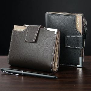 Professional Mens Short Wallet Zippered Bill Compartment 10+ Slots RFID Shielded Boardroom Essential