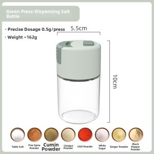 ZHAIXIAOER | Salt Shaker Seasoning Box Quantitative Container