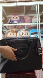 Cặp da ngang xách tay nhiều ngăn dung tích lớn size 38*29*10cm