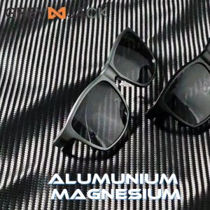 Grey Jack Kacamata Hitam Sunglasses Polarized Anti Silau UV400 Model Kotak Alumunium Magnesium 407
