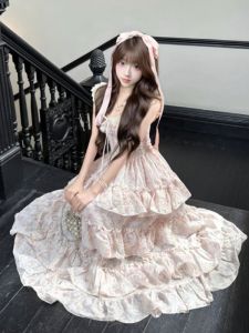 CHANGTONG | Feminine Floral Halterneck Waist Defining Dress
