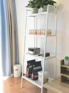 WAROOM 4/5 Tier Trapezoidal Shelves Storage Rack Metal BookShelf Home Rack Kitchen Rack Rak Serbaguna Rak Buku Rak Besi 梯形置物架