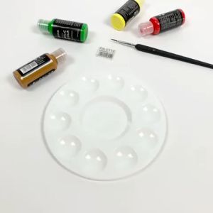 SAMOYED PPLT-R11 Palet Lukis / Cat / Painting / Painters Palette Plastik Bulat / Lingkaran