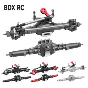 Bộ Trục Trước & Sau Hoàn Chỉnh Bằng Hợp Kim Nhôm CNC Hình Thoi Dành Cho Xe Tải RC 1/10 Axial SCX10 II 90046 90047 Phụ Tùng Nâng Cấp Bằng Kim Loại
