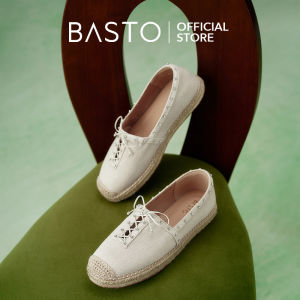 BASTO Womens Espadrilles Flats รองเท้าเอสปาดริลล์ รองเท้าส้นแบน A0510 A0202 A0232