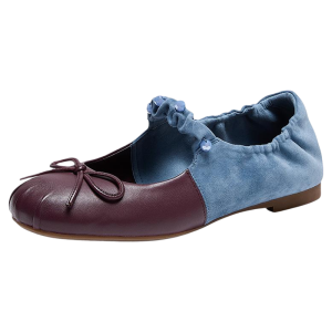 Joy & Peace | Sheepskin Egg Roll Mary Jane Ballet Flats