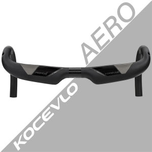 KOCEVLO carbon fiber bicycle handlebar Reduce resistance bent bar strengthen bike parts 380/400/420/440mm inner routing