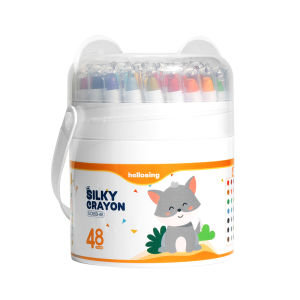 DLIOG | Non-Toxic Washable Rotatable Crayons Smooth Oil Pastels Water Soluble