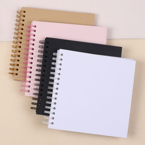 8 Inch DIY Scrapbook Photo Album 40 Pages Hardcover Kraft Pape Photo Book Blank Memory Scrap Book for DIY Crafts Anniversary