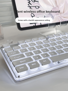 Eweadn Quiet Bluetooth Wireless Keyboard Mouse Set for Office Use Female Users High Aesthetic Value Mechanical Feeling Keyboard