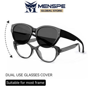 MENSPE Men Womens Sunglasses Myopia Glasses Cover Sunglasses Fashion Large Frame Sunglasses Polarized Summer Sunglasses Ultra Light Polarized Sunglasses Outdoor Traveling Walking Shopping Driving