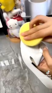 H21 Krim Pembersih Sepatu + spons / krim pemutih sepatu/sabun sepatu/ alat pembersih sepatu