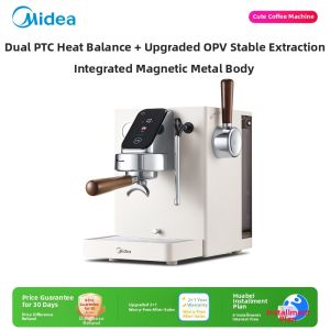 Midea | Home Use Compact Coffee Machine Cold and Hot Dual Extraction Automatic Grind Espresso and Americano