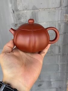 Ấm Tử Sa Nghi Hưng Tây Thi Cân Văn 180 ml (Đại Hồng Bào)