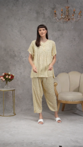 [MORNING PADEL IN COMFORT] Oriana Homewear Puthi Faleia Series / Pajamas Rayon Premium