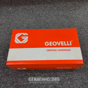 Sepatu Sneakers Pria Full White Gvl Geovelli 3103 Sneaker Casual Bahan Kulit Sintetis Premium Size 39-43