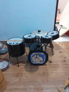 Drum mini fullset plat besi