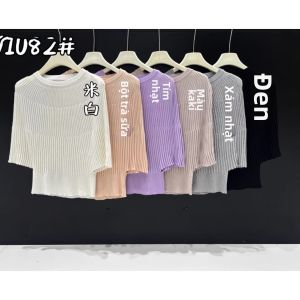 YUEZHONGWEI | Áo Blouse Knit dáng Slim-fit Độc Đáo và Nhắm vào Thiết Kế