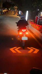 Motorcycle Projection Lamp Turn Signal Light LED IPX6 Waterproof 27 Lighting Modes Motorcycle Modification