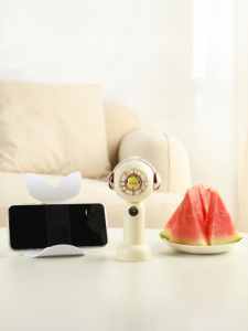 Portable Handheld Mini Fan 2-in-1 Stand-up Summer Cooling Personal Fan USB Charging Compact Size for Students And Travel Use