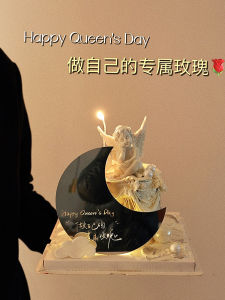 Acrylic Đèn Mặt Trăng Gương Nút Bướm Trang Trí Lễ Hội Thiên Thần Cho Nữ Thần Ngày Lễ Kỷ Niệm Vật Trang Trí Quà Tặng