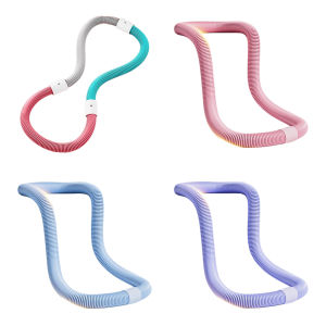 Compact Spring Hoop for Waist Shaping and Fat Burning Portable Exercise Equipment with Soft Foam Cover for Home Fitness