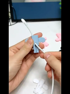 Angel Data Cable Protection Sleeve Silicone Charging Wire Protection Sleeve Charging Cable Protective Cover