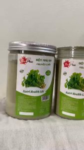 Hộp 250g bột rau má sấy lạnh bột rau má nguyên chất  thanh nhiệt mát gan bột rau củ sấy lạnh chất lượng thơm ngon như tươi HN