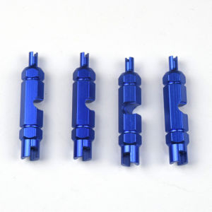 4pcs Valve Core Tool Aluminum Alloy Presta Valve Wrench Bicycle Presta Tire Tubeless Removal Tool Bicycle Tools