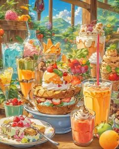 Kayou | Acrylic Paint By Numbers Colorful Fruit Painting By Numbers on Canvas Coloring By Number for Adults Paint Digital Art