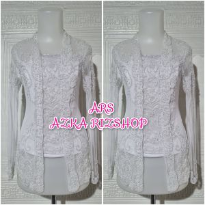 atasan kebaya wisuda kebaya kutubaru baby blue + longtorso