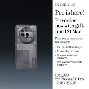 Nothing Phone (3a) Pro 5G Smartphone (12GB RAM + 256GB ROM)